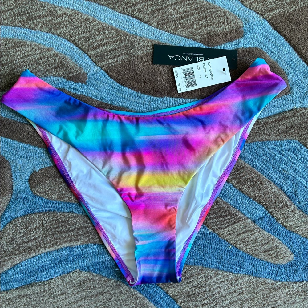 NWT | La Blanca Multicolor Bikini Bottoms $61 SOLD EBAY